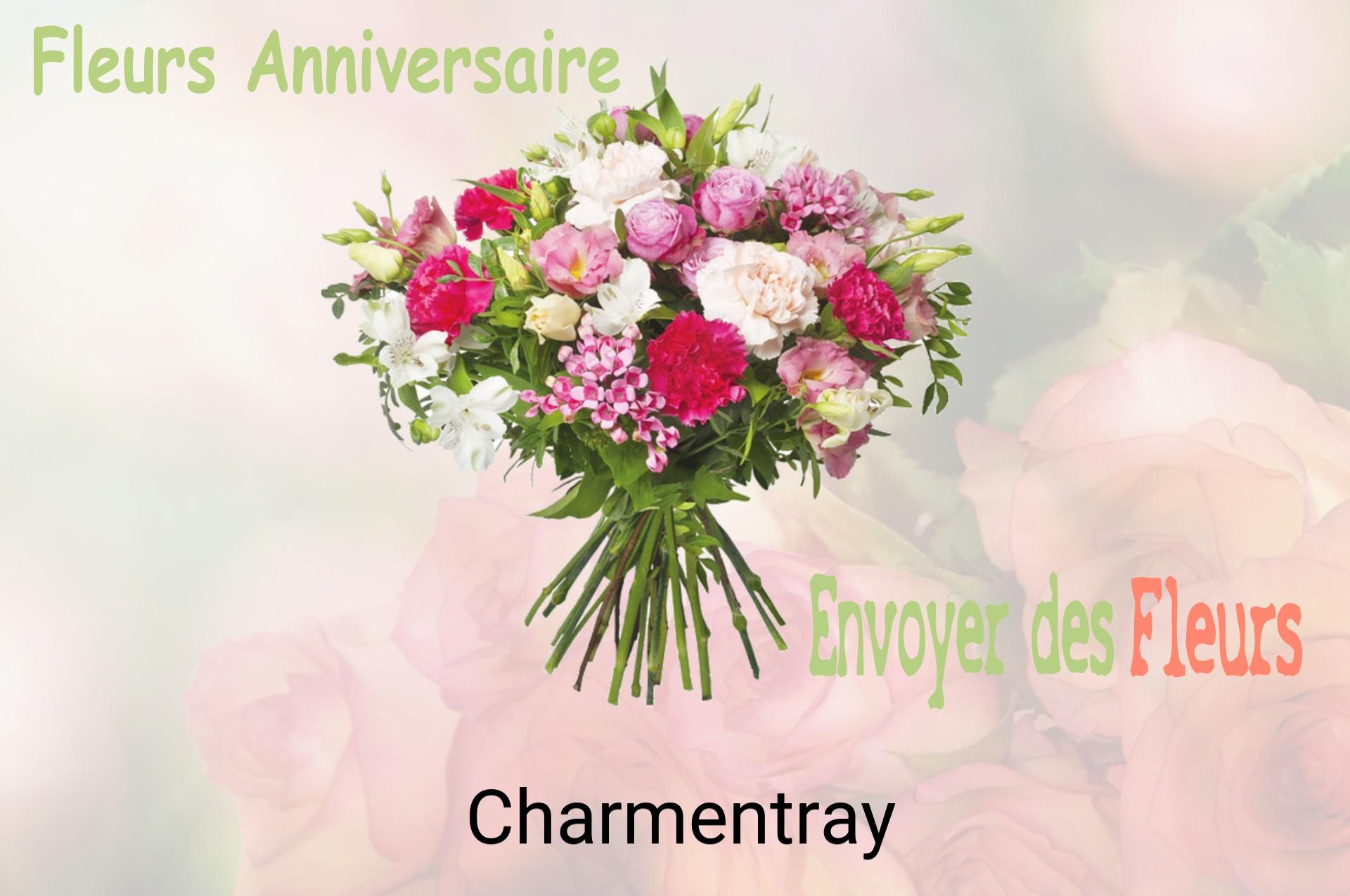 Bouquet de fleurs d’anniversaire livré à Charmentray