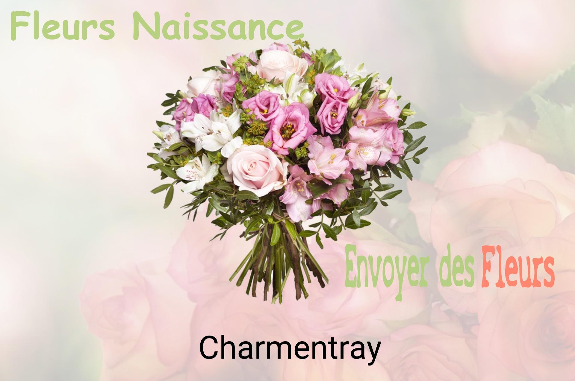 Bouquet de fleurs de naissance livré à Charmentray